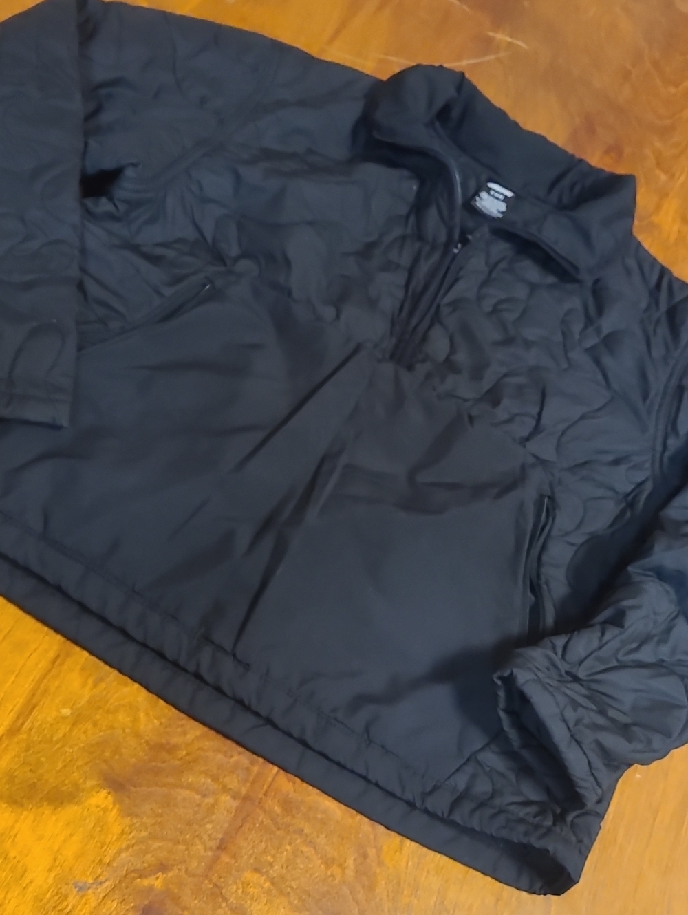 Avia Black Women's Quilted Windbreaker Jacket